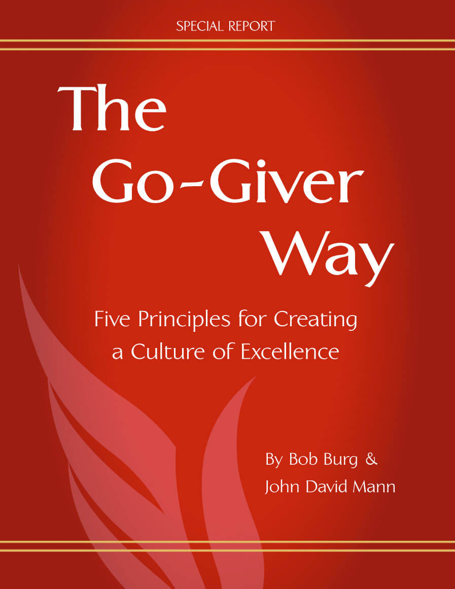 The Go-Giver Way Special Report