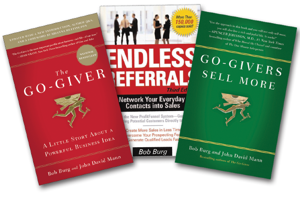 Bob's Three Books - The Go-Giver | Give exceptional value. Enjoy ...